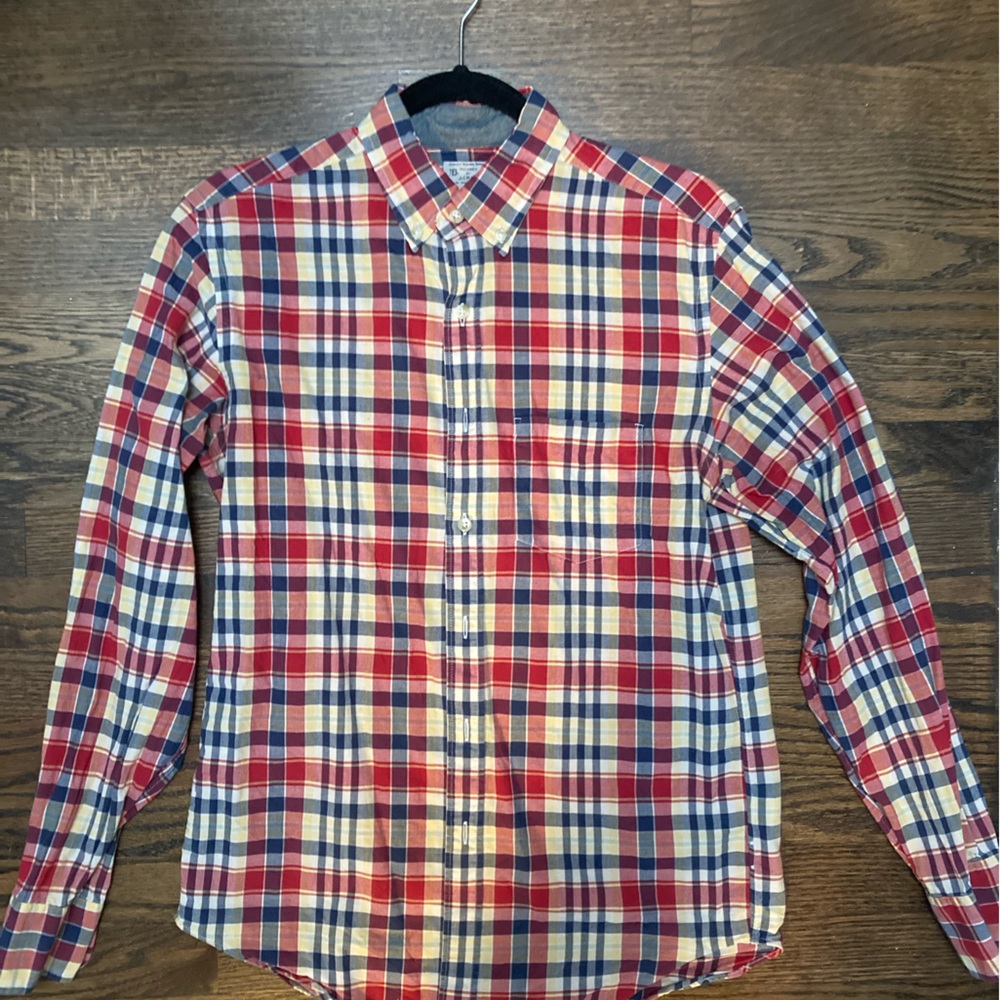 Plaid button down
